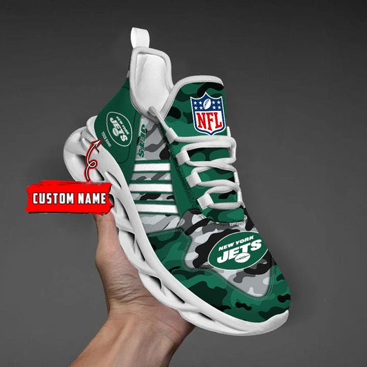 FoxnFish New York Jets Max Soul Shoes Sneakers For Men And Women