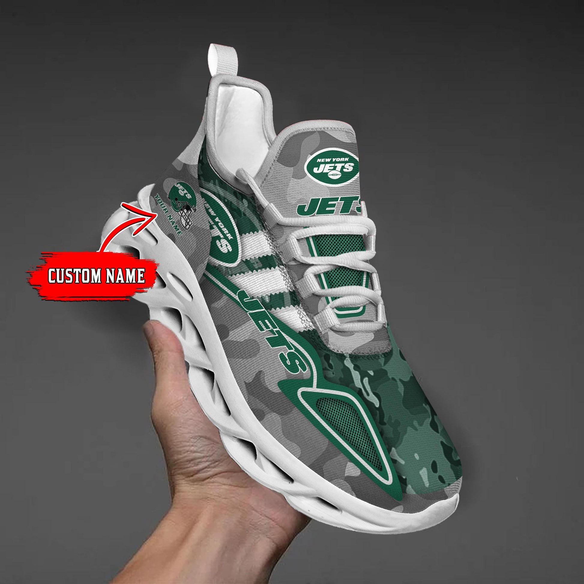 FoxnFish New York Jets Max Soul Shoes Sneakers For Men And Women