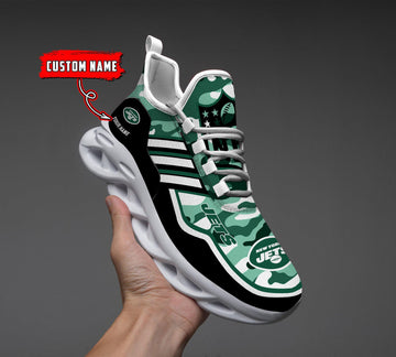 FoxnFish New York Jets Max Soul Shoes Sneakers For Men And Women