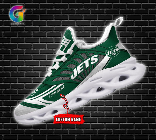 FoxnFish New York Jets Max Soul Shoes Sneakers For Men And Women