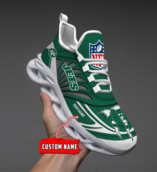 FoxnFish New York Jets Max Soul Shoes Sneakers For Men And Women