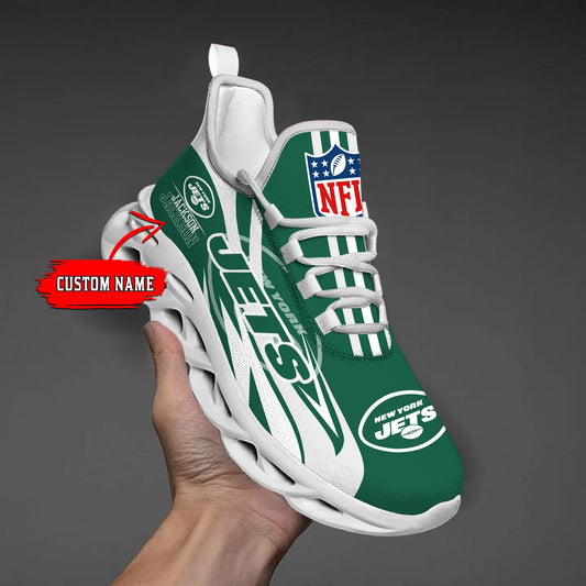 FoxnFish New York Jets Max Soul Shoes Sneakers For Men And Women