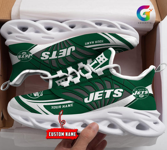 FoxnFish New York Jets Max Soul Shoes Sneakers For Men And Women