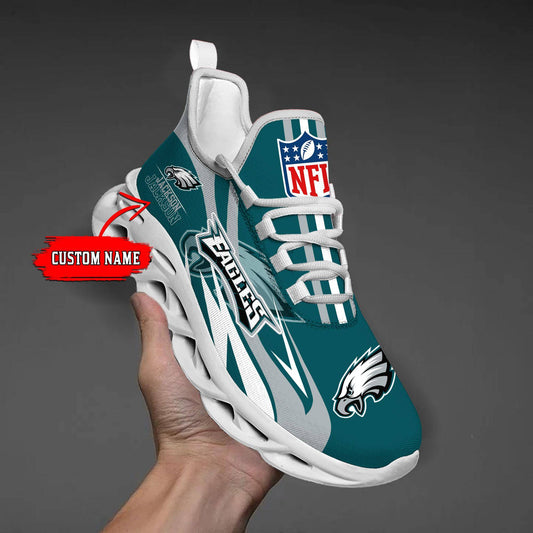 FoxnFish Philadelphia Eagles Max Soul Shoes Sneakers For Men And Women