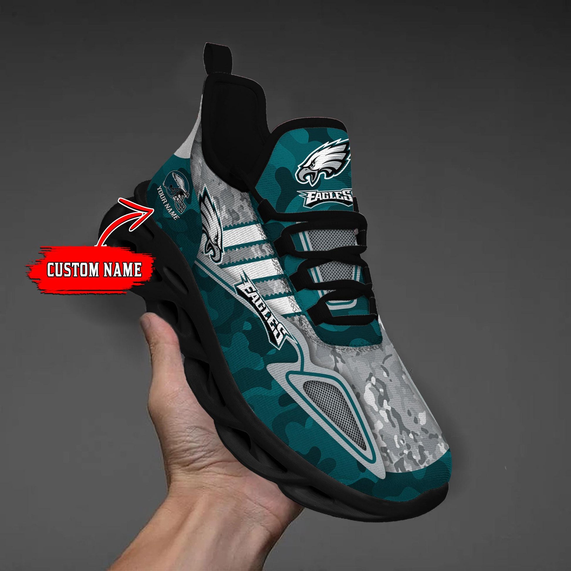 FoxnFish Philadelphia Eagles Max Soul Shoes Sneakers For Men And Women