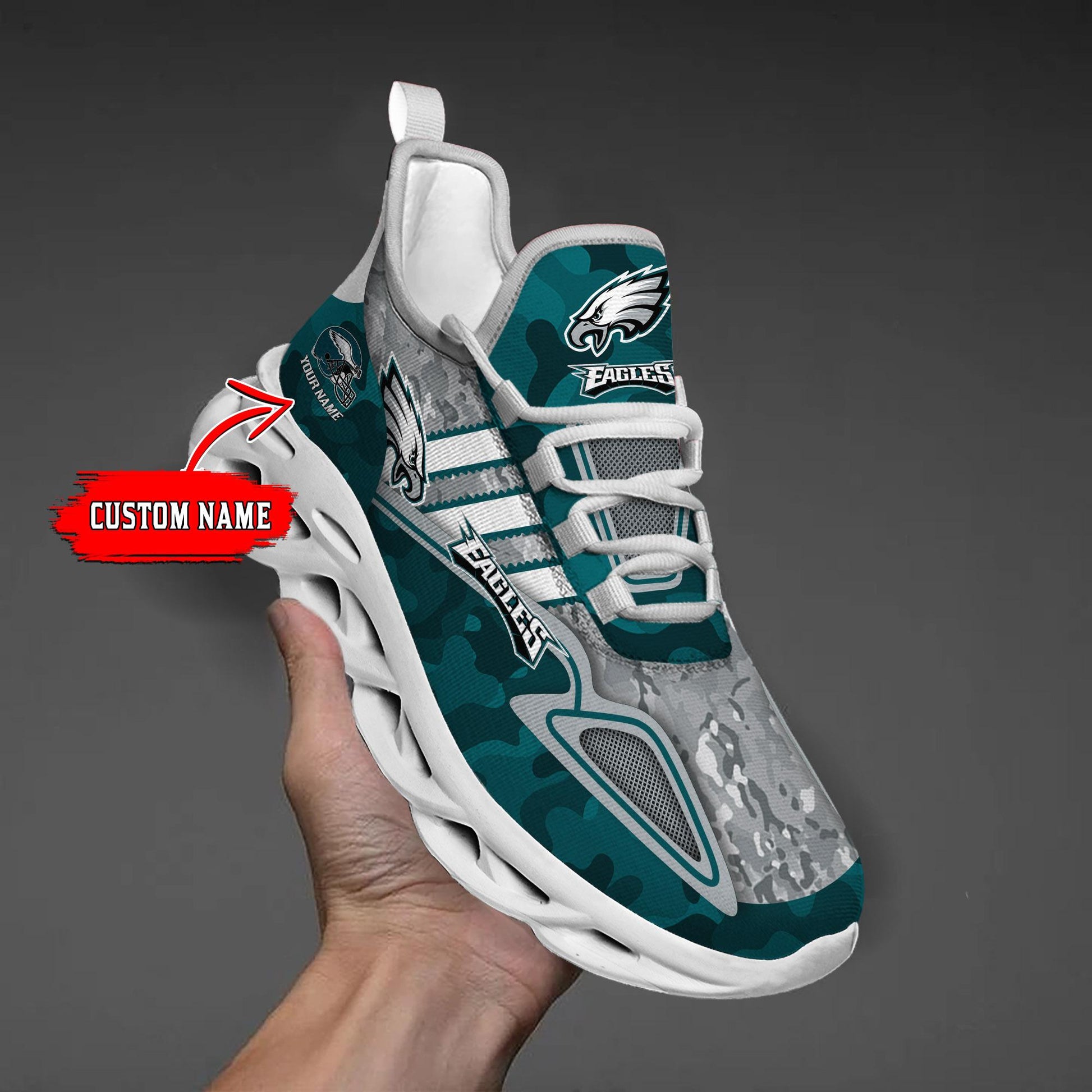 FoxnFish Philadelphia Eagles Max Soul Shoes Sneakers For Men And Women