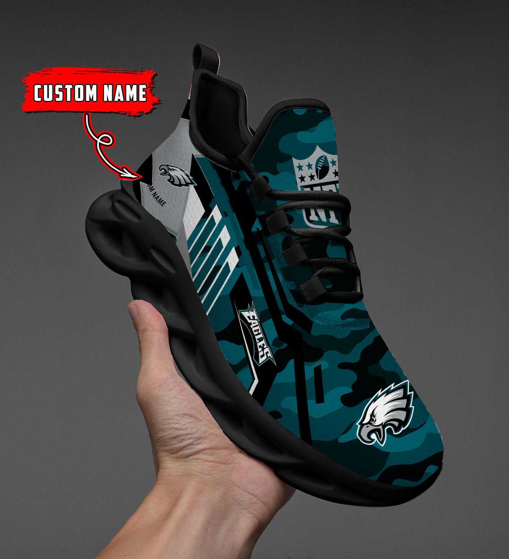 FoxnFish Philadelphia Eagles Max Soul Shoes Sneakers For Men And Women