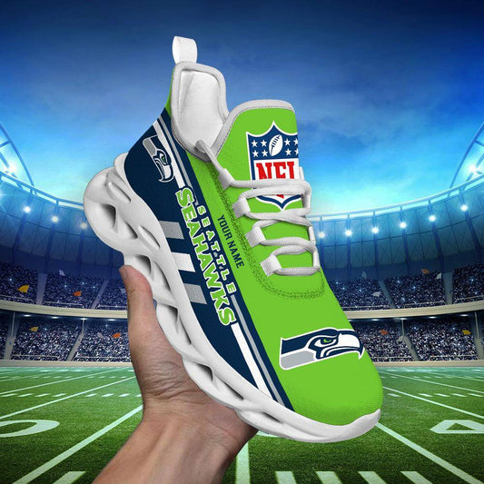 FoxnFish Seattle Seahawks Max Soul Shoes Sneakers For Men And Women