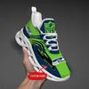 FoxnFish Seattle Seahawks Max Soul Shoes Sneakers For Men And Women