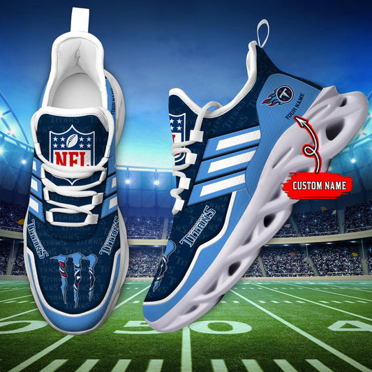 Arcticfootwear Tennessee Titans Max Soul Shoes Sneakers For Men And Women