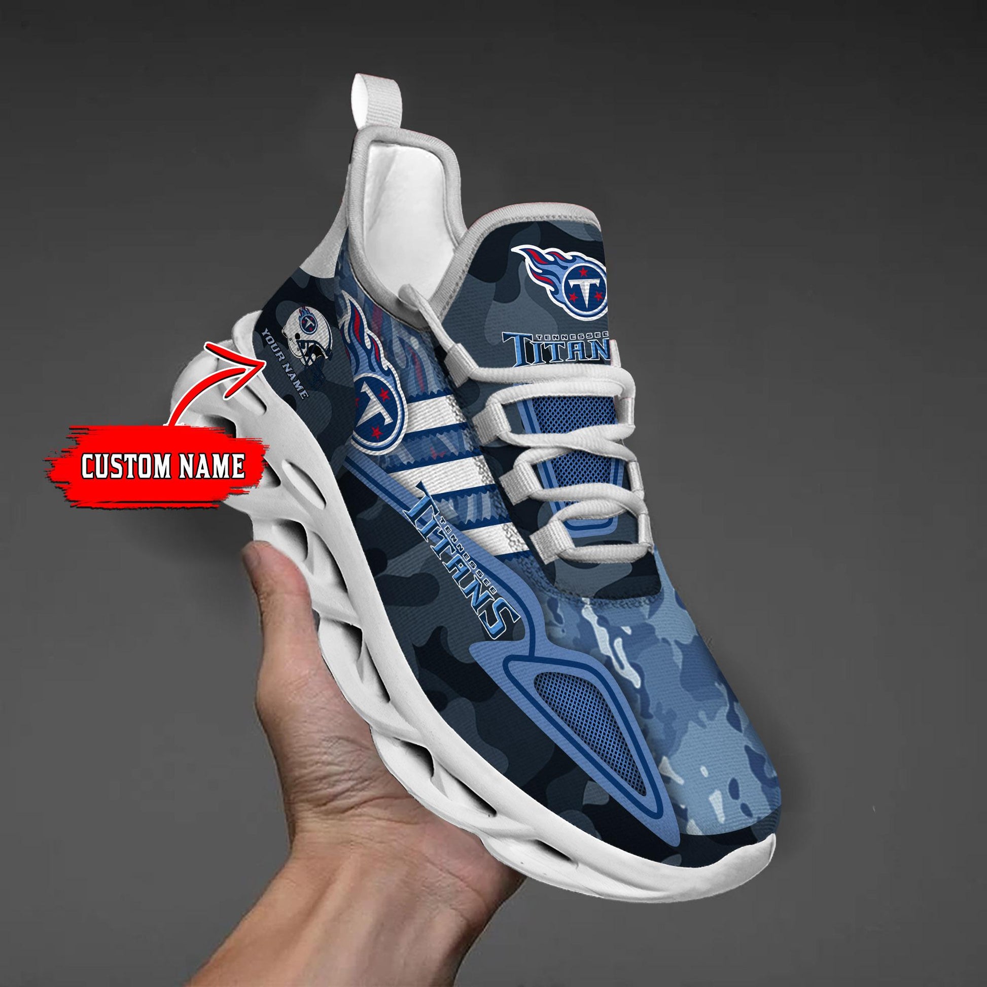 FoxnFish Tennessee Titans Max Soul Shoes Sneakers For Men And Women