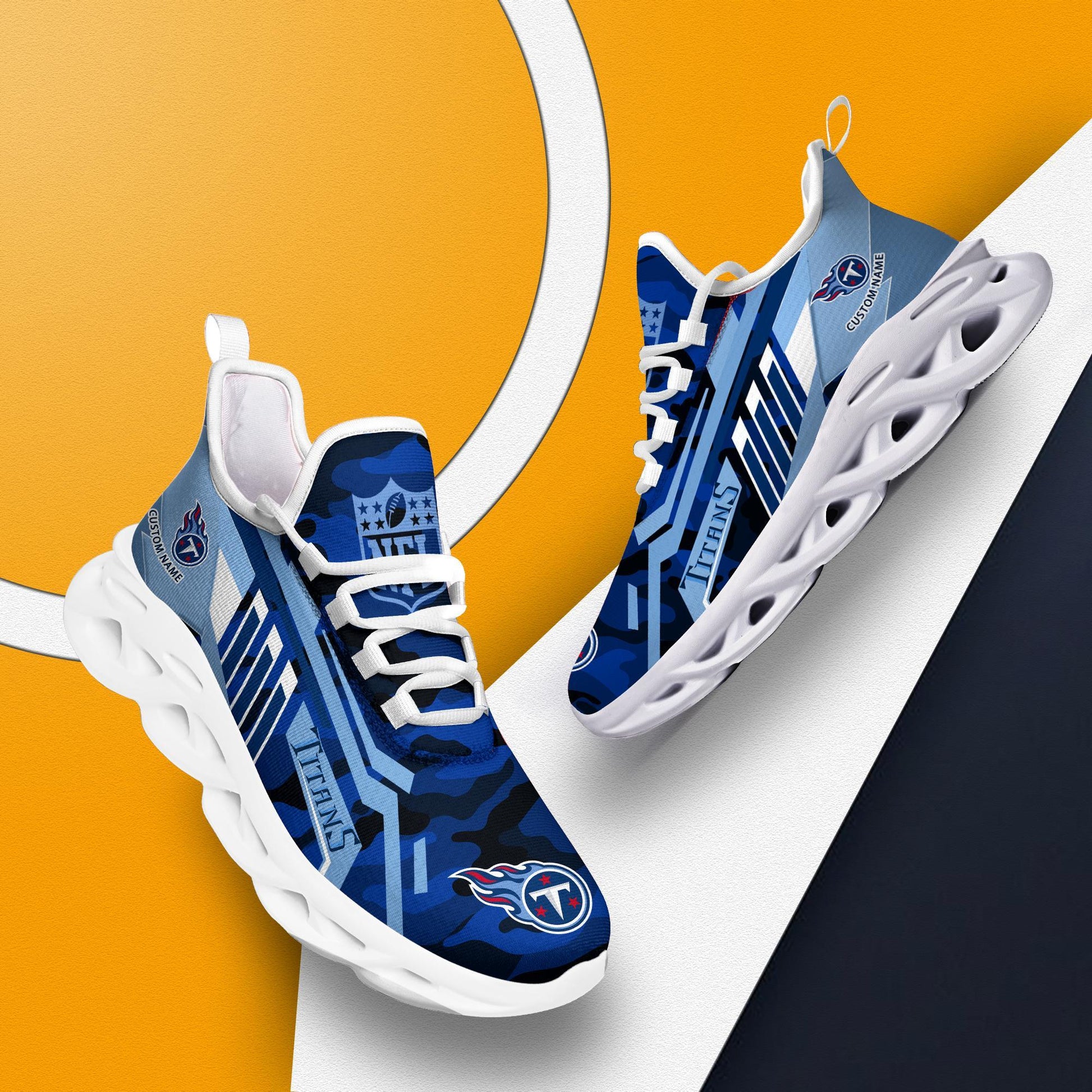 FoxnFish Tennessee Titans Max Soul Shoes Sneakers For Men And Women