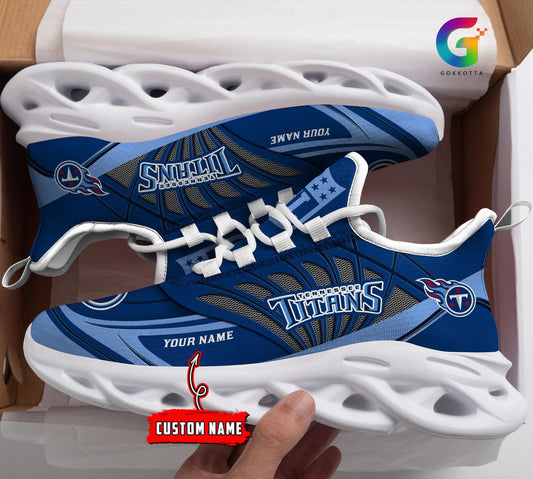 FoxnFish Tennessee Titans Max Soul Shoes Sneakers For Men And Women