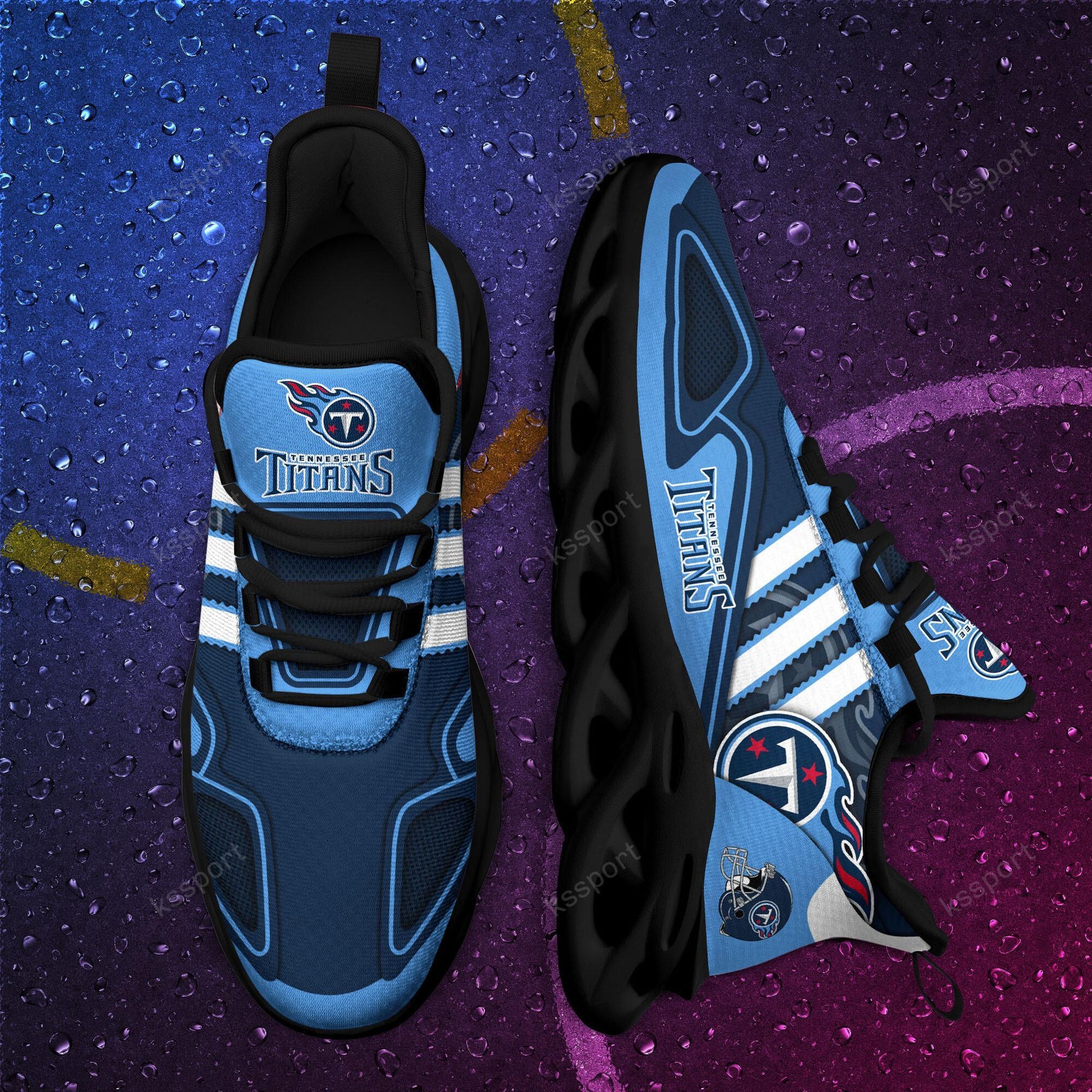 FoxnFish Tennessee Titans Max Soul Shoes Sneakers For Men And Women