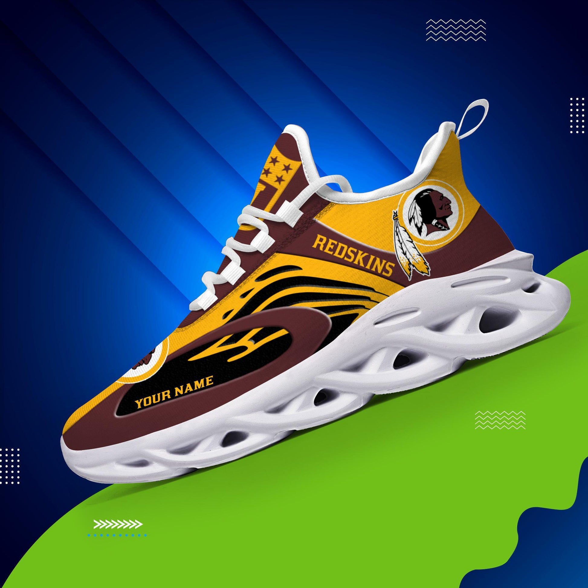 Arcticfootwear Washington Redskins Max Soul Shoes Sneakers For Men And Women