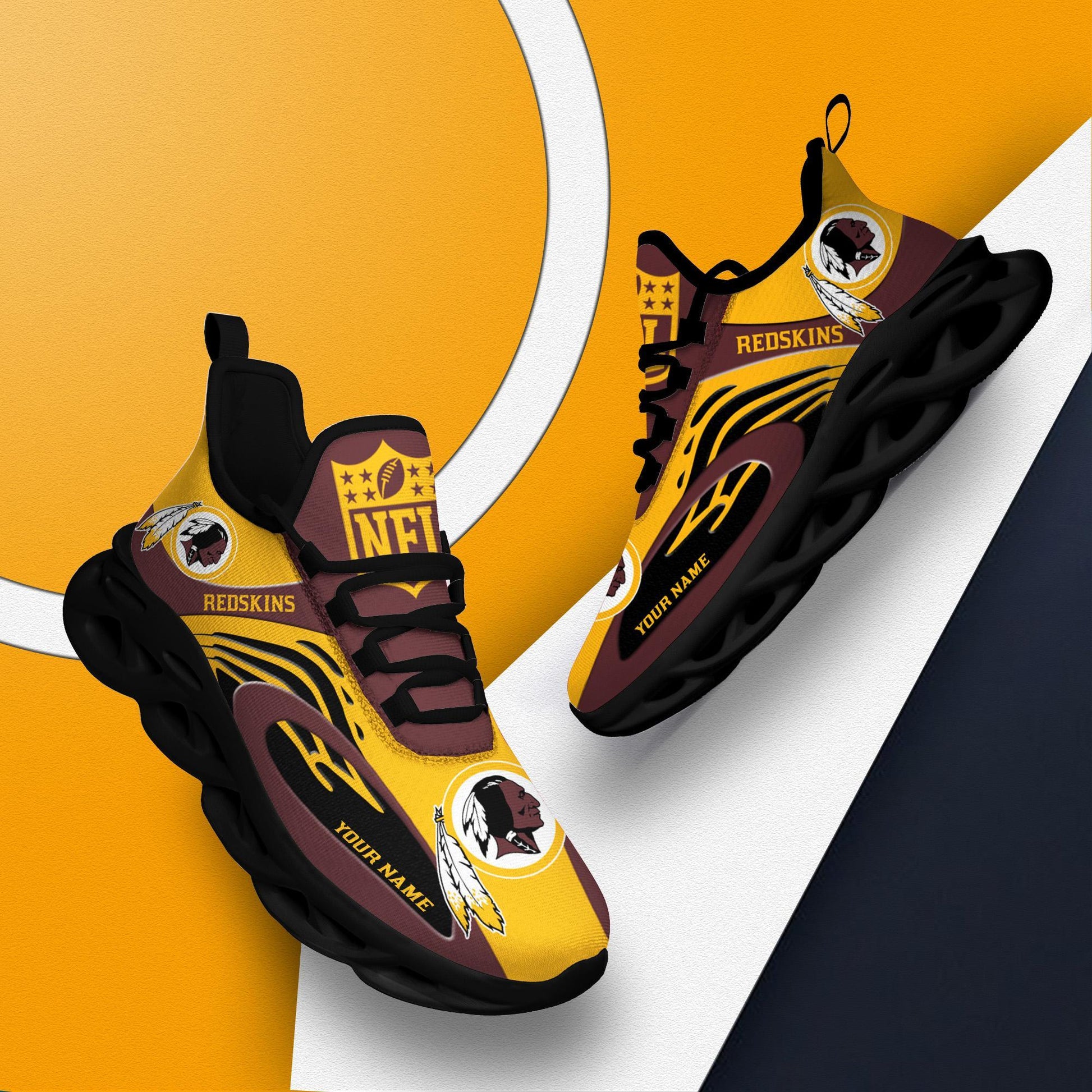 Arcticfootwear Washington Redskins Max Soul Shoes Sneakers For Men And Women