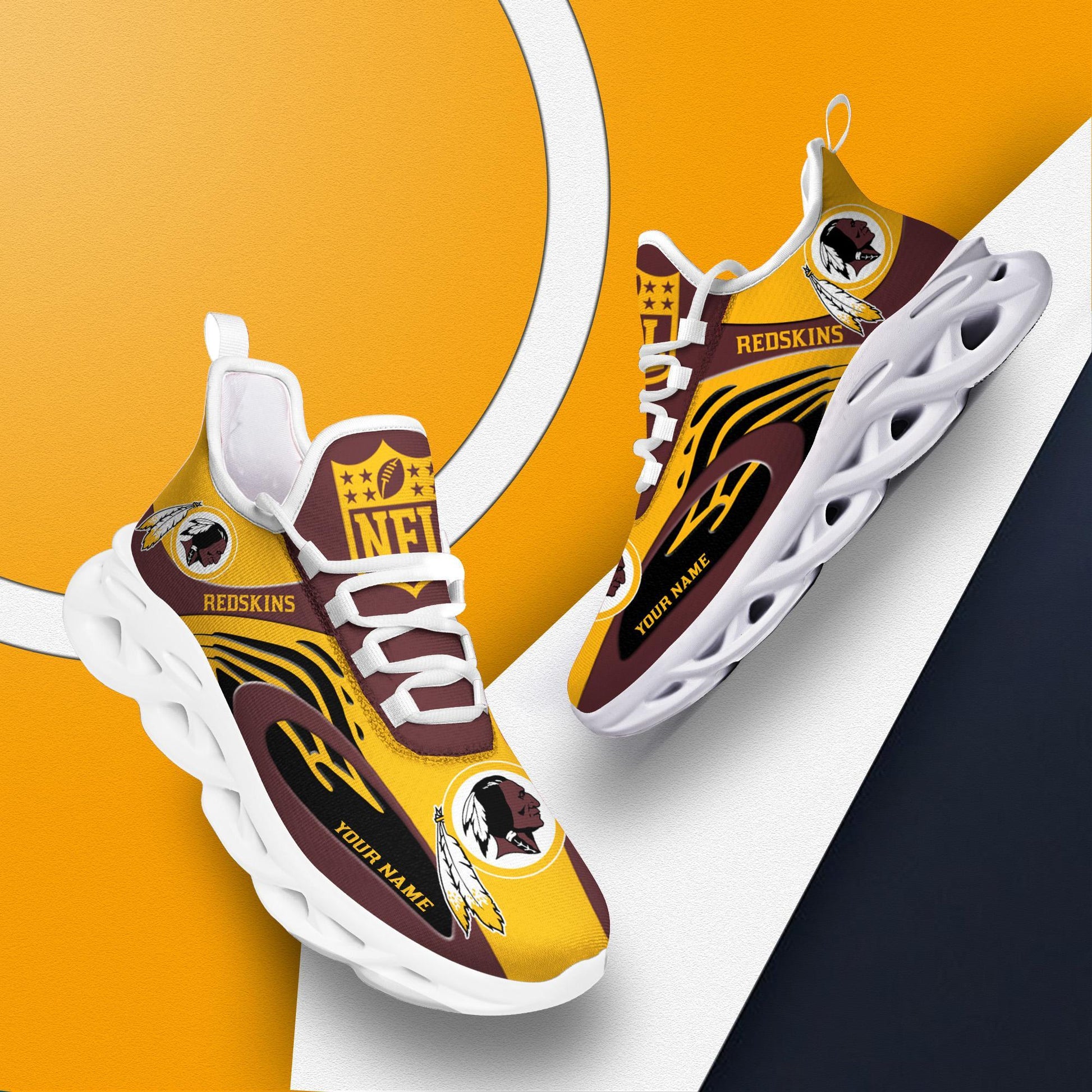 Arcticfootwear Washington Redskins Max Soul Shoes Sneakers For Men And Women