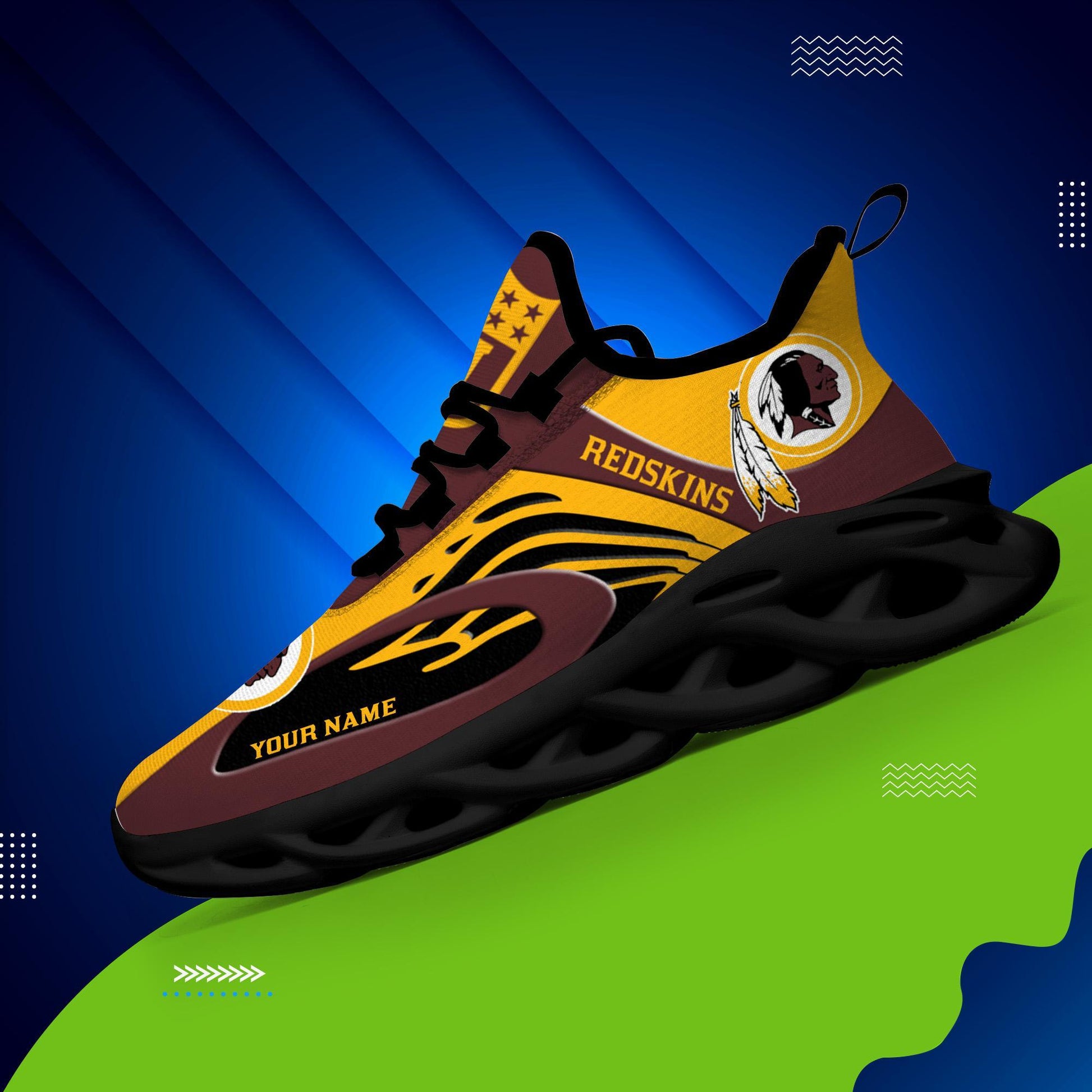 Arcticfootwear Washington Redskins Max Soul Shoes Sneakers For Men And Women