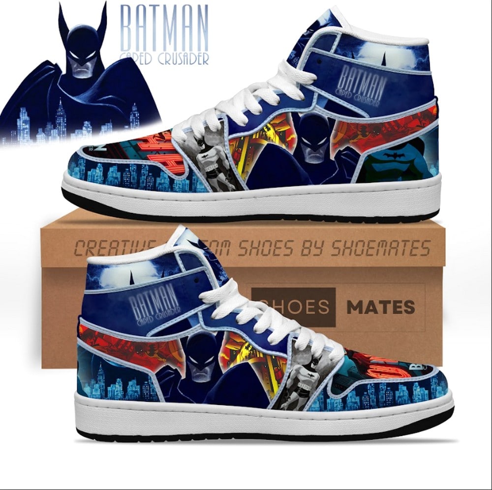 Batman Caped Crusade AJ1 High Top Shoes