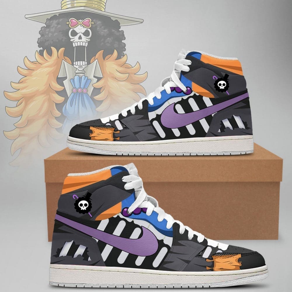 Brook One Piece Air Jordan 1 High Top Shoes SMBOPA2 - Shoesmates