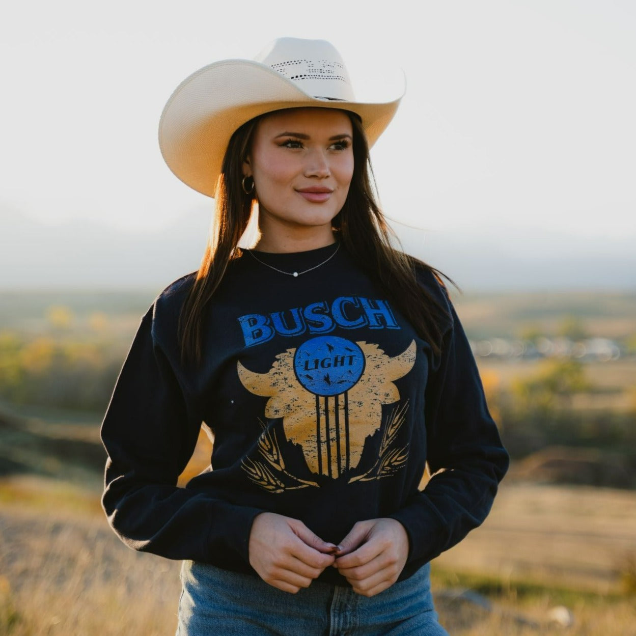 Busch Light Bison Crewneck Sweatshirt