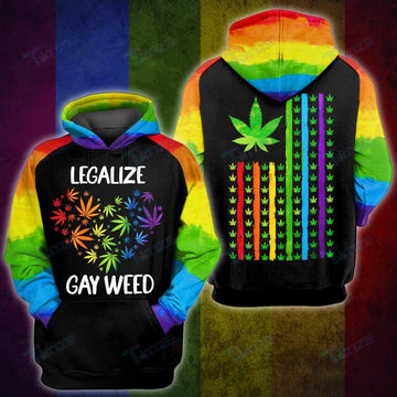 Order Your Own Lgbt Weed 3D All Over Print Hoodie Zip-Up Hoodie MWM262749 - Maxwell Mart - Maxwell Mart