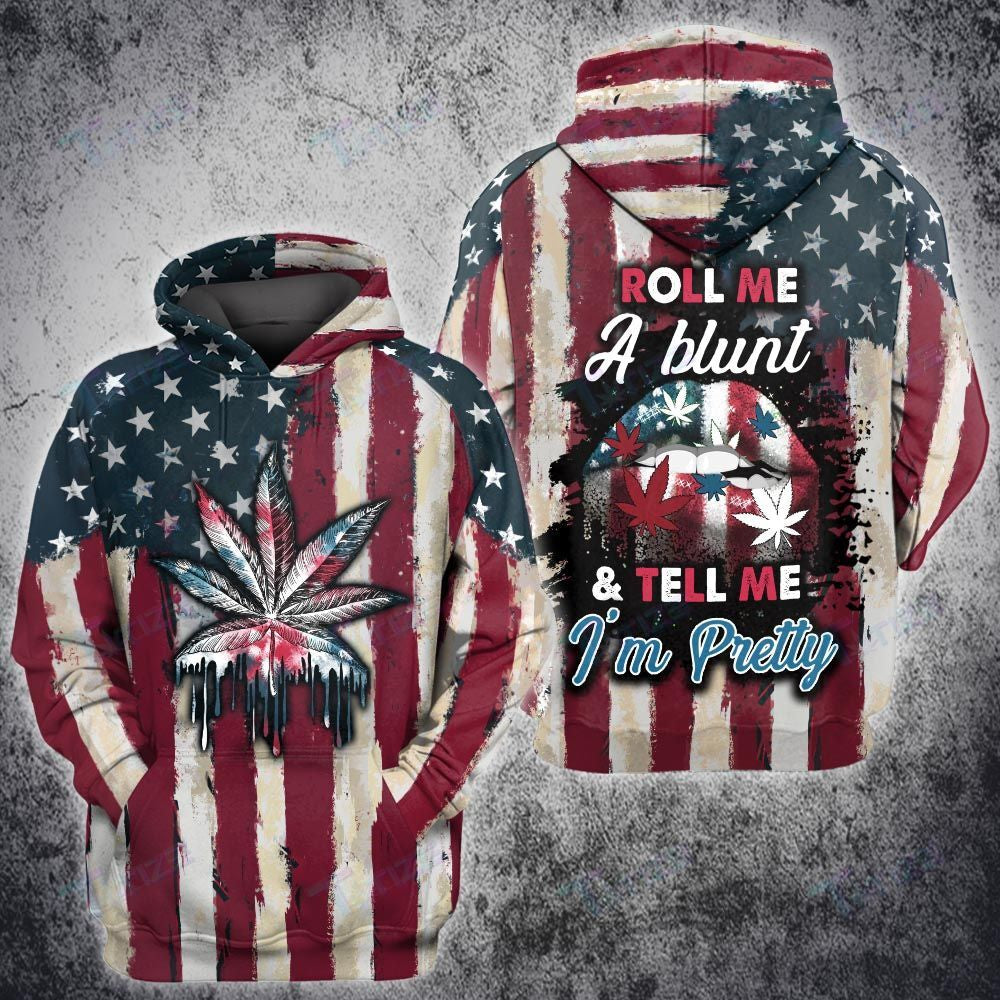 Order Your Own Weed American Flag Lip 3D All Over Print Hoodie Zip-Up Hoodie MWM263780 - Maxwell Mart - Maxwell Mart