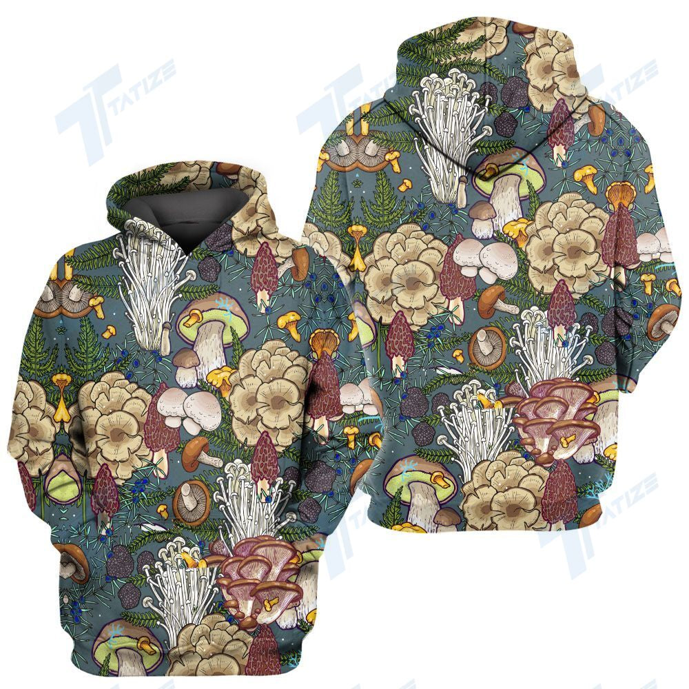 Order Your Own Mushroom Weeds 3D All Over Print Hoodie Zip-Up Hoodie MWM266039 - Maxwell Mart - Maxwell Mart