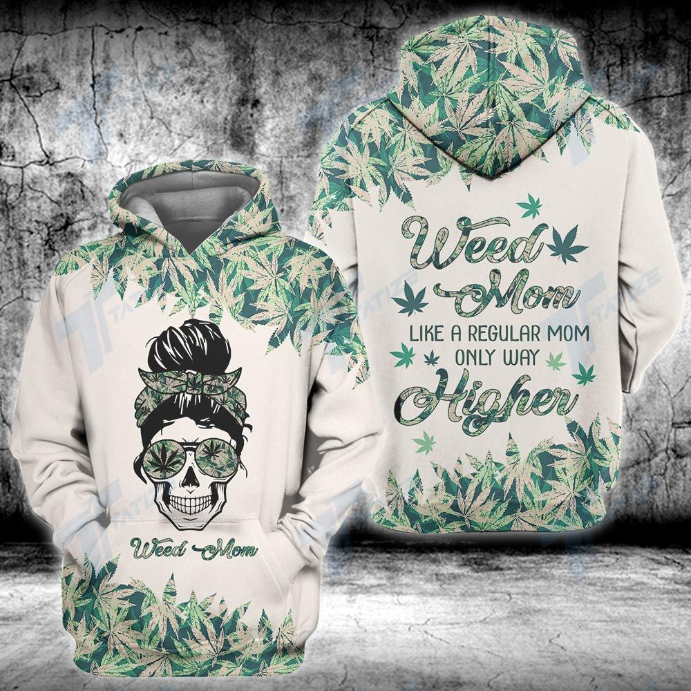 Order Your Own Weed Mom Like Regular Mom 3D All Print Hoodie Zip- Up Hoodiel MWM265533 - Maxwell Mart - Maxwell Mart