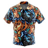 Charizard Mega Evolution Pokemon Button Up Hawaiian Shirt