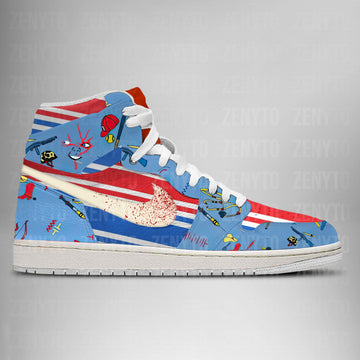 Chucky Halloween Air Jordan 1 High Top Shoes