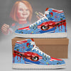 Chucky Halloween Air Jordan 1 High Top Shoes Version 4