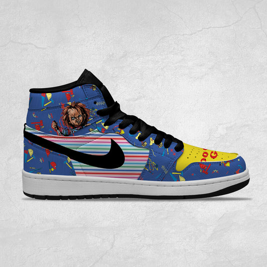 Chucky Halloween Air Jordan 1 High Top Shoes Version 6