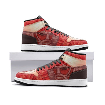 Colossal Titan Shingeki No Kyojin Air Jordan 1 High Top Shoes