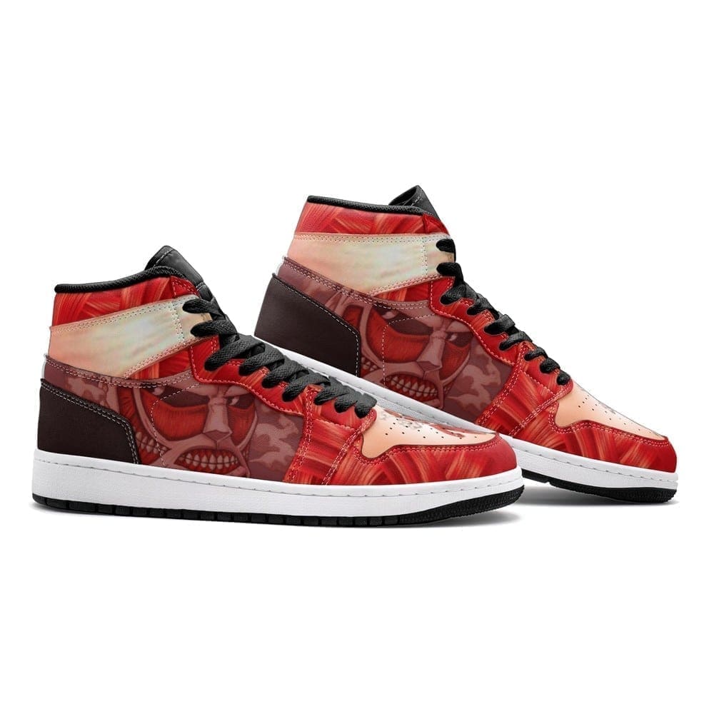 Colossal Titan Shingeki No Kyojin Air Jordan 1 High Top Shoes