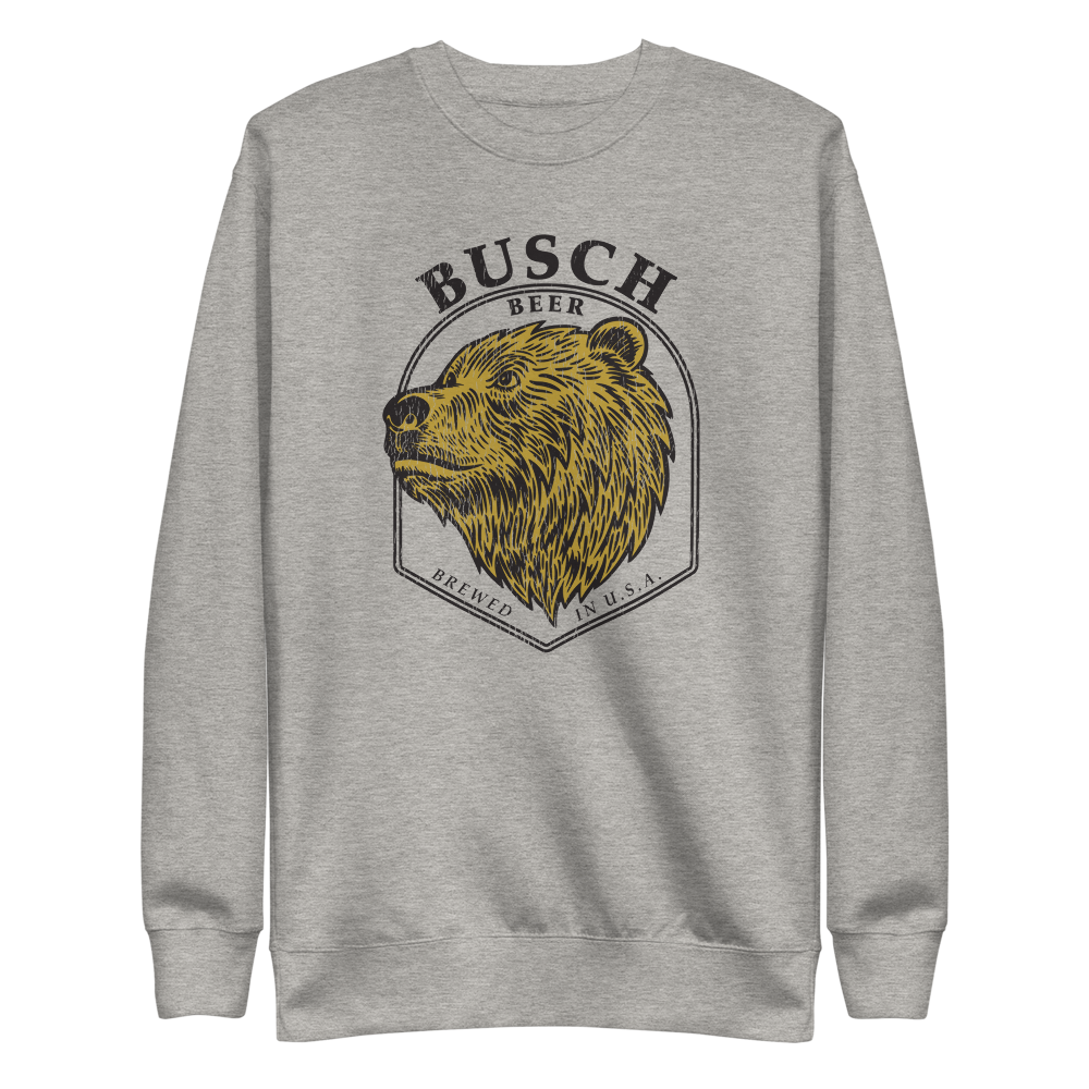 Busch Beer Bear Crewneck Sweatshirt