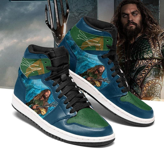 Aquaman Sign DC J1 High Top Shoes