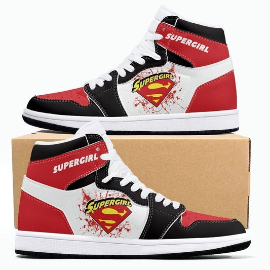 DC Comics Supergirl Air Jordan 1 High Top Shoes