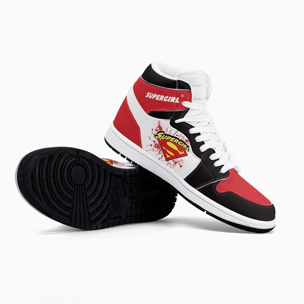 DC Comics Supergirl Air Jordan 1 High Top Shoes