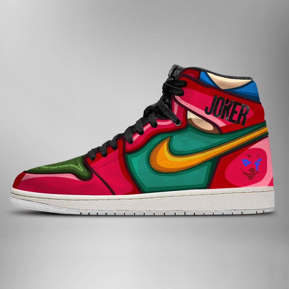 DC Joker Air Jordan 1 High Top Shoes Verse 2