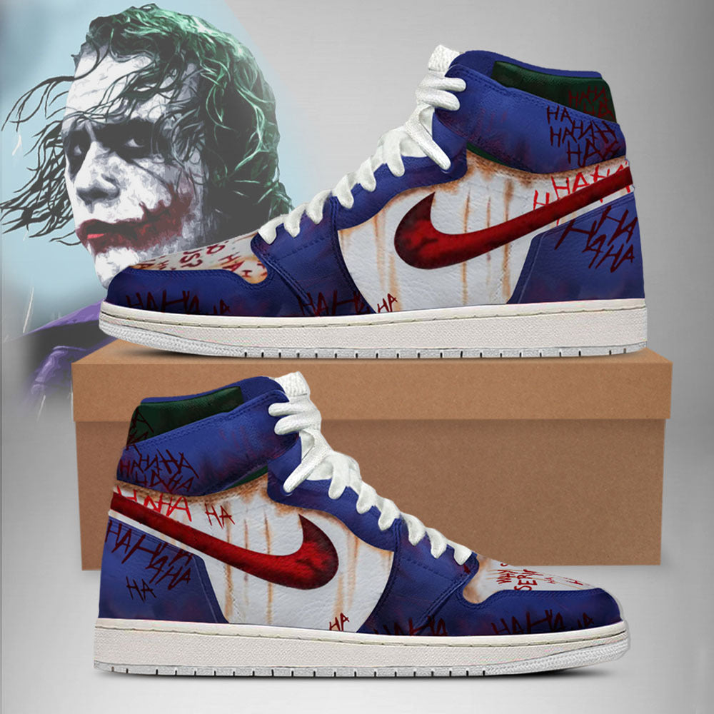 DC Joker Air Jordan 1 High Top Shoes Verse 4