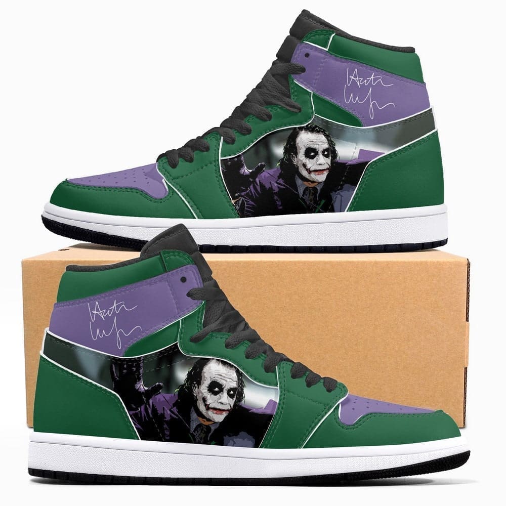 DC Joker Air Jordan 1 High Top Shoes