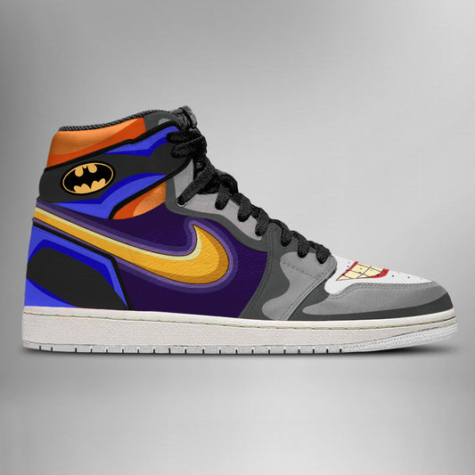 DC Joker Batman Air Jordan 1 High Top Shoes