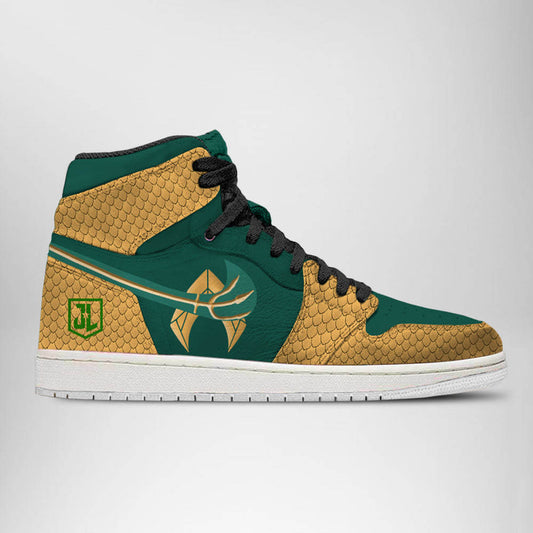 DC Justice League Aquaman Air Jordan 1 High Top Shoes