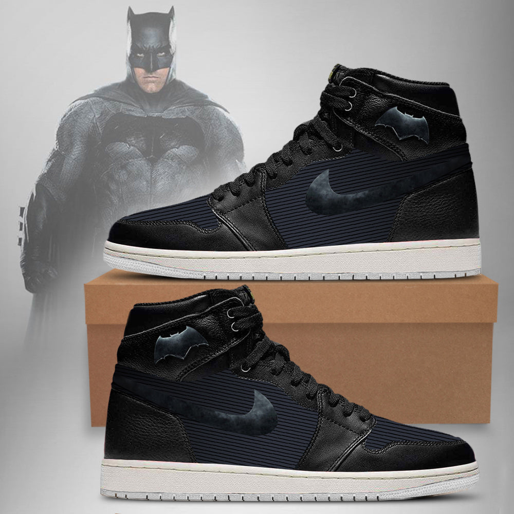 DC Justice League Batman Air Jordan 1 High Top Shoes Verse 2