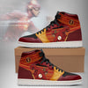 DC Justice League Flash Air Jordan 1 High Top Shoes Verse 2