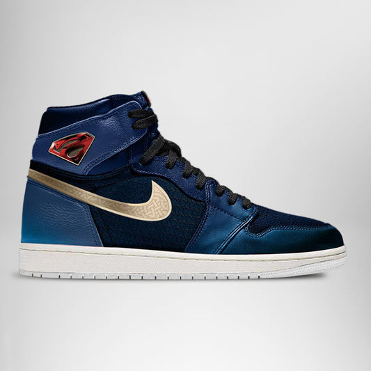 DC Justice League Superman Air Jordan 1 High Top Shoes