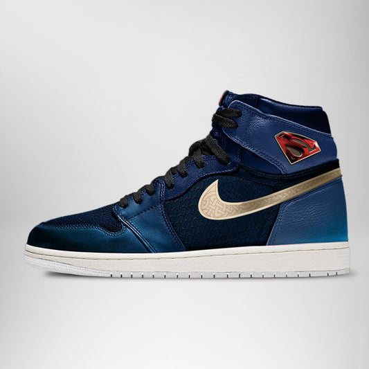 DC Justice League Superman Air Jordan 1 High Top Shoes