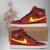 DC Justice League The Flash Air Jordan 1 High Top Shoes