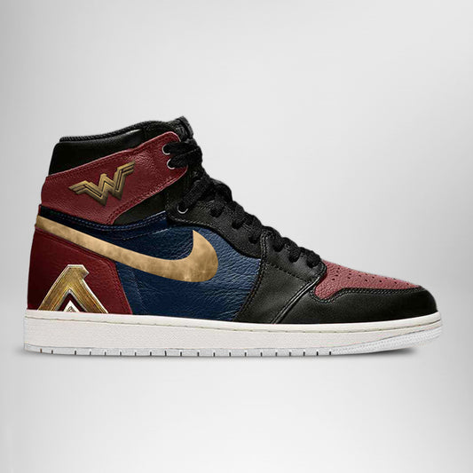 DC Justice League Wonder Woman Air Jordan 1 High Top Shoes